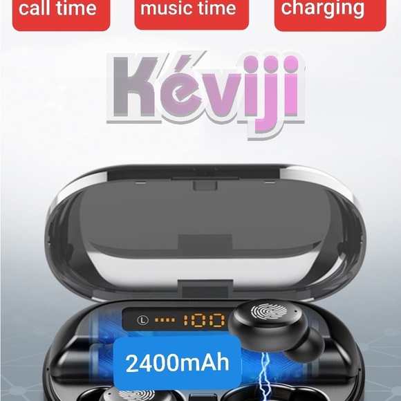 Waterproof V11 Pro noise canceling,150 hrs listening time, 2400mAh powerbank - Picture 16 of 16